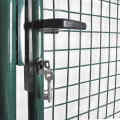 Green Galvanised Steel Mesh Garden Gate